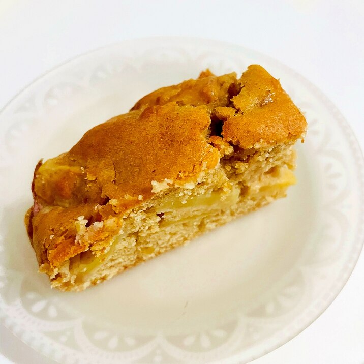 きな粉入りのりんごのケーキ